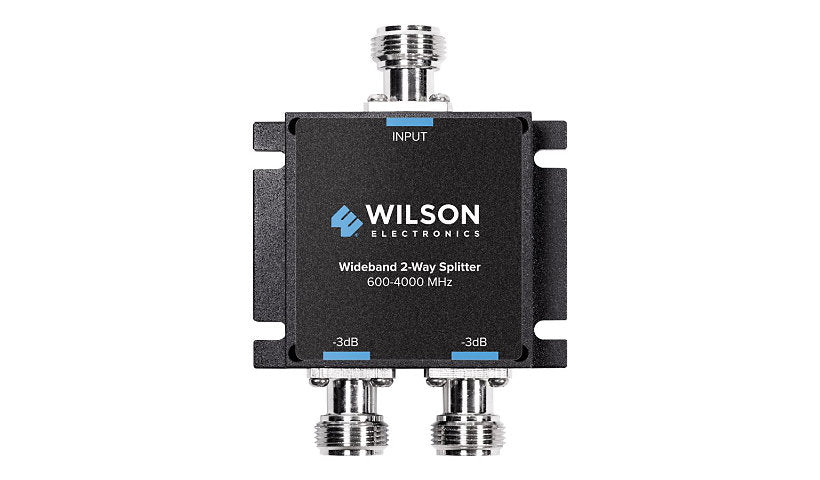 Wilson 859105 weBoost 2-Way Antenna Splitter 3 dB 600–4000 MHz 50 Ohm 2 Year