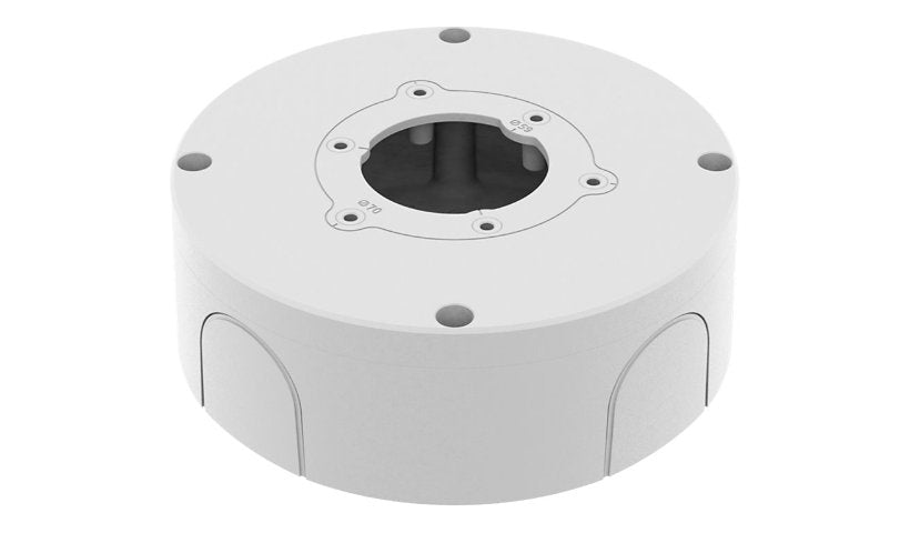 Hanwha Vision SBO-140BW Back Box for Wall Pole or Pipe Mounting White