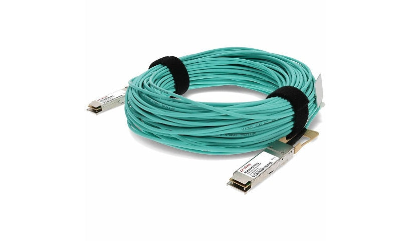 Proline Mellanox MFA1A00-E020 Compatible 20m (65.6ft) 100GBase-AOC QSFP28 to QSFP28 Active Optical Cable, 850nm Multimode, TAA Compliant, MFA1A00-E020-PRO