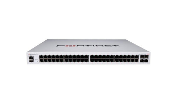 Fortinet FortiSwitch 448E-FPOE FS-448E-FPOE-TAA 48-Port PoE+ Switch, 772W