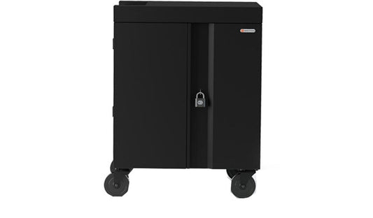 Bretford CUBE Cart, 32 Devices, Pre-Wired USB-C, Black Pumice, TVC32USBC-DCPS
