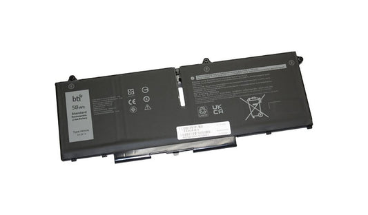 BTI FK0VR-BTI 15.2V 58Wh 4 Cell Battery for Dell Latitude 5330 7430 18 Month