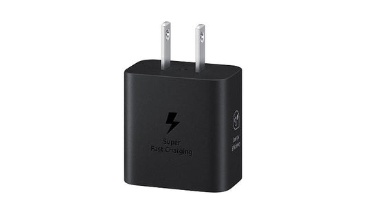 Samsung EP-T2510 25W USB-C Charger with USB-C Cable Black EP-T2510XBEGUS