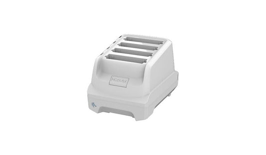Zebra HC20/HC50 Four-Bay BLE Battery Charger, White, SAC-HC2L5L-4SCHG