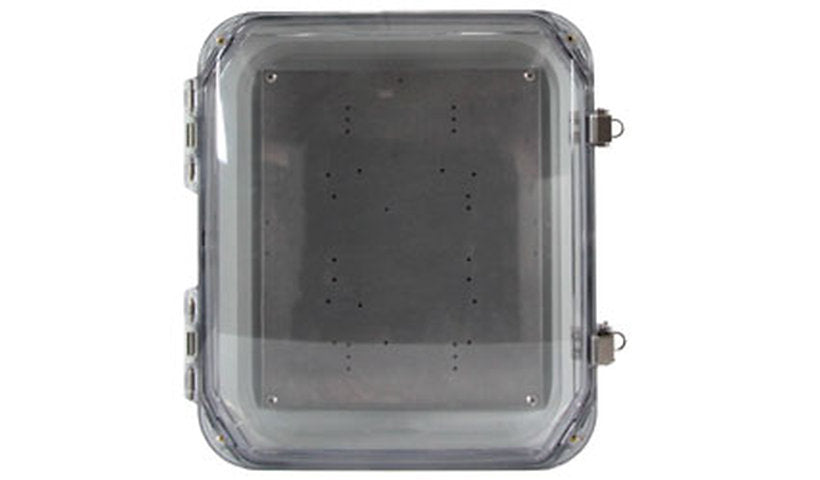 Ventev V12105LC-CG-T 12x10x5 NEMA 4X Enclosure, Clear Door, Cord Grip