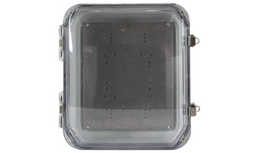 Ventev V12105LC-CG-T 12x10x5 NEMA 4X Enclosure, Clear Door, Cord Grip