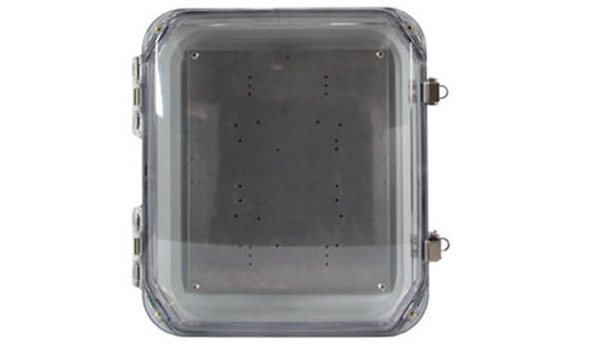Ventev V12105LC-8.5-T 12x10x5 NEMA 4X Enclosure, Clear Door, Latch Lock