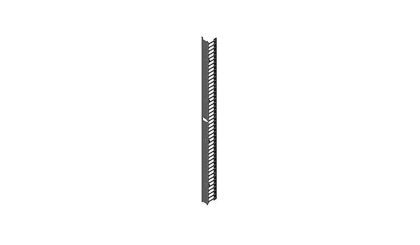 CPI 38646-725 Vertical Cable Management Rack with Cover 45U Aluminum 3 Year