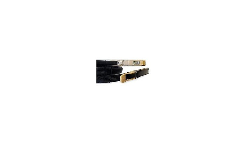 Cisco 3m (10ft) 200GBase-CR4 QSFP-DD to 2x QSFP56 Passive Copper Breakout Cable, Black, QDD-2Q200-CU3M=
