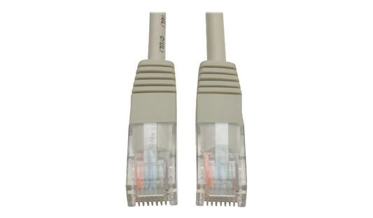 Tripp Lite N002-100-GY Cat5e Molded UTP Ethernet Patch Cable 100 ft Gray