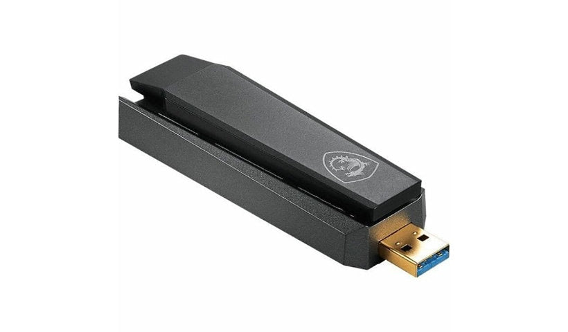 MSI AX1800 Wi-Fi 6 USB Adapter, Dual Band, USB 3.2 Gen 1, with Cradle