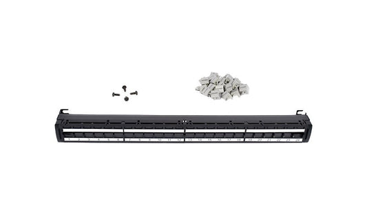 SYSTIMAX 760118323 GigaSPEED X10D Xpress Cat6A 24-Port Patch Panel 1U