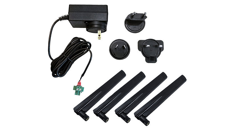 Digi 76002147 Starter Kit for IX40 5G Router, 4 Cellular Antennas, 30 W PSU