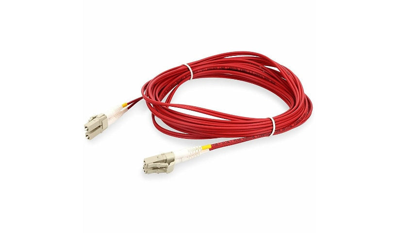 Proline PRO-LC-LC-0-5M5OM4-RD 0.5m (1.6ft) LC to LC OM4 Multimode Duplex Fiber Patch Cable, 50/125, OFNR Riser, Red