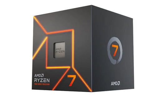 AMD Ryzen 7 7700 8-Core 3.8GHz AM5 CPU with Wraith Prism Cooler 100-100000592BOX