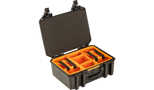 Pelican Vault V300C VCV300-0040-BLK Equipment Case with Padded Dividers