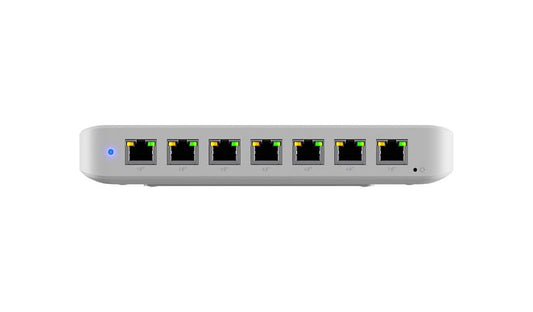 Ubiquiti UniFi USW-ULTRA-60W 8-Port Gigabit PoE Switch, 7x PoE+ Out, 52W