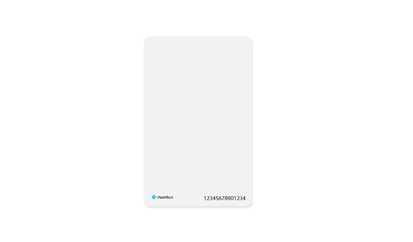 Rhombus Secure Card 13.56 MHz DESFire EV1 AES 100 Pack AC-CARD-100