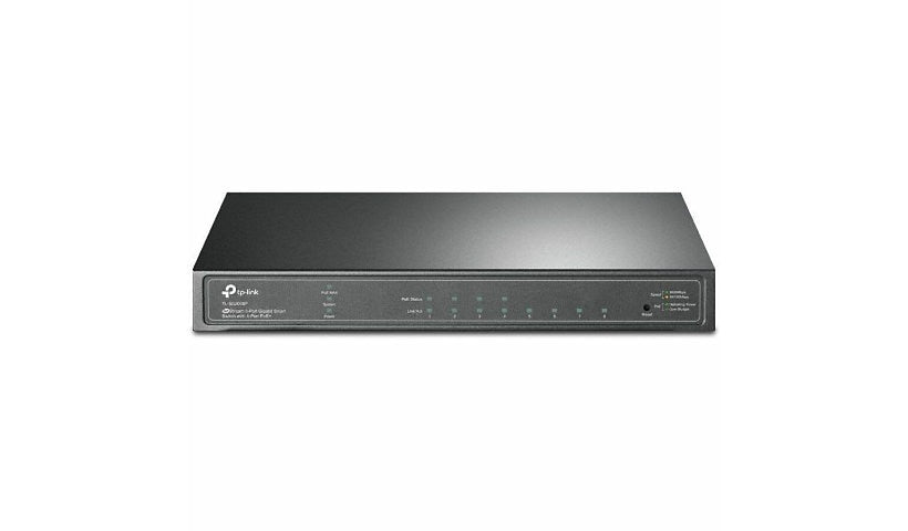TP-Link JetStream TL-SG2008P 8-Port Gigabit Smart Switch, 4x PoE+, 62W
