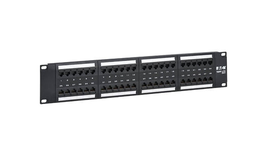 Tripp Lite N252-P48 48-Port Cat6 Patch Panel 4PPoE 110/Krone Lifetime Warranty