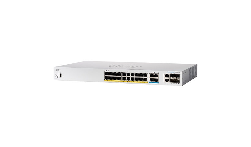 Cisco Catalyst 1300 C1300-24MGP-4X 24-Port PoE+ Switch, 8x 2.5G, 4x 10G