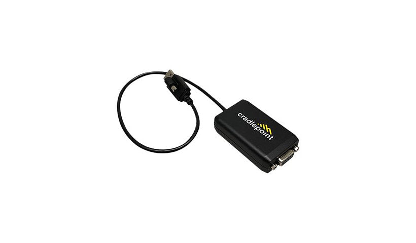 Cradlepoint 170873-000 USB to RS-232 Serial Cable for R920 Routers 15.7 in