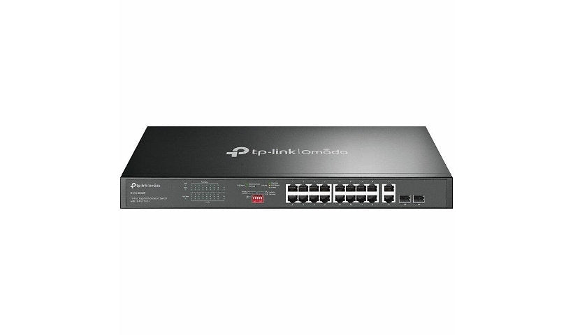 Omada DS1018GMP 18-Port Gigabit Switch, 16 PoE+ Ports, 250W, Rackmount