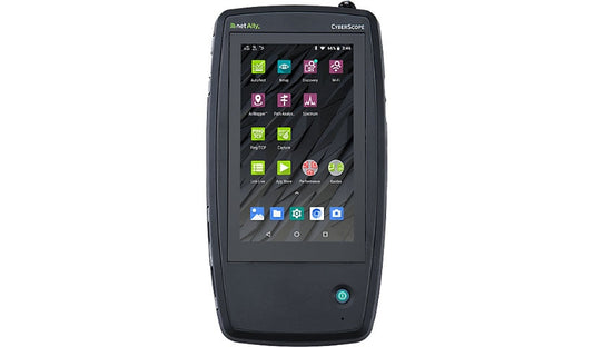 NetAlly CyberScope XRF Network Tester, 5 in Touchscreen, 1 Yr AllyCare