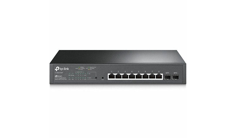 TP-Link TL-SG2210MP JetStream 10-Port Gigabit Smart Switch, 8 PoE+, 150W