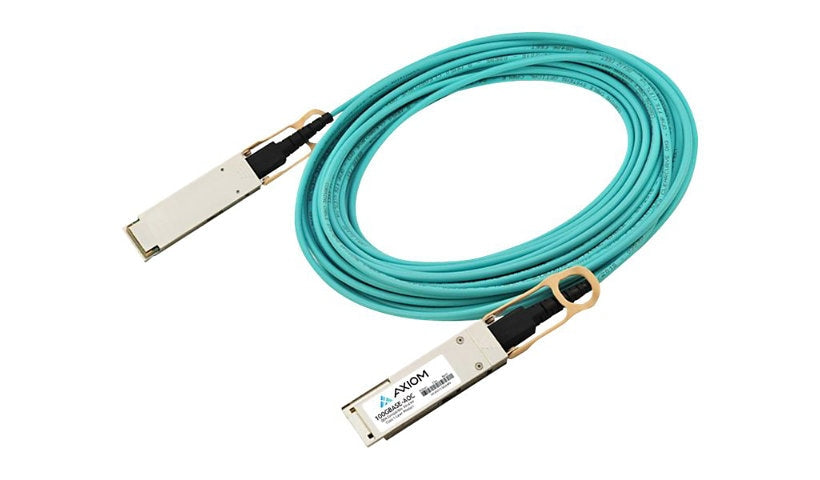 Axiom QSFP-100G-AOC3MAX 3m (10ft) 100GBase QSFP28 to QSFP28 Active Optical Cable