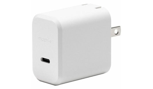 mophie 30W GaN USB-C Wall Charger Foldable White 409911448 2 Year