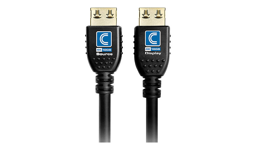 Comprehensive NFHD18G-25PROBLKA NanoFlex Pro AV/IT Integrator HDMI Cable 25 ft