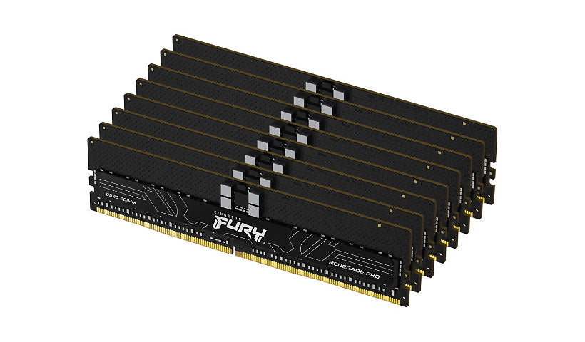 Kingston FURY Renegade Pro 128GB (8x16GB) DDR5-6400 ECC RDIMM Kit, CL32