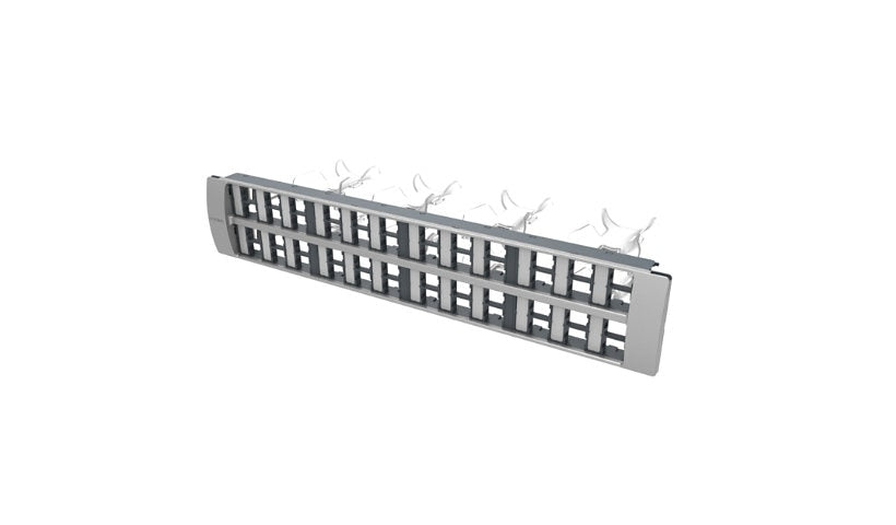 SYSTIMAX 760187195 360 M-Series Evolve 48-Port Flat Patch Panel 2U Cool Gray
