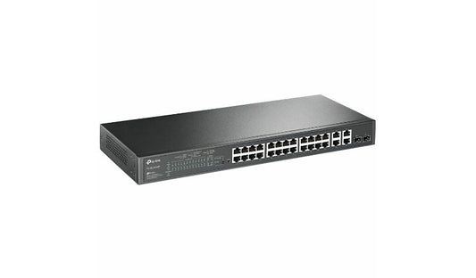 TP-Link Omada SL2428P 24-Port 10/100 PoE+ Smart Switch, 4x Gigabit, 250W