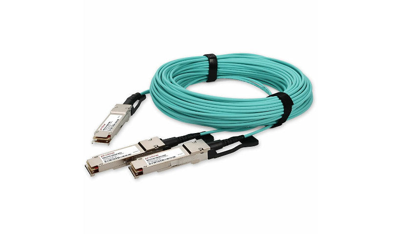 Proline Mellanox MFS1S50-H030V Compatible 30m (98.4ft) 200GBase-AOC HDR InfiniBand QSFP56 to 2x QSFP56 Active Optical Cable, 850nm Multimode, TAA Compliant, MFS1S50-H030V-PRO
