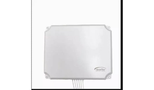 AccelTex ATS-01114 12.6 in 6 Element Dual Band Wi-Fi Patch Antenna, RP-TNC