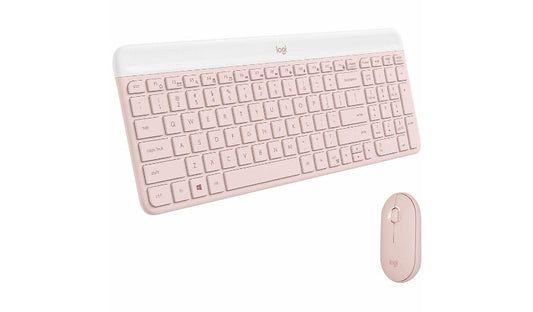 Logitech MK470 Slim Combo Ultra Slim Quiet Wireless Keyboard Mouse 1 Year