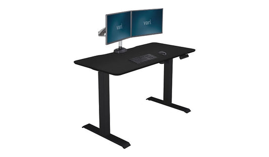 VARI Essential Electric Standing Desk, 48x24in, Black, 402155
