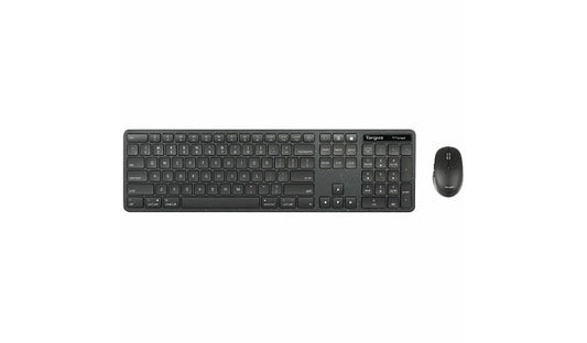Targus AKM626USZ Antimicrobial EcoSmart Wireless Keyboard Mouse 104 Key 2 Year
