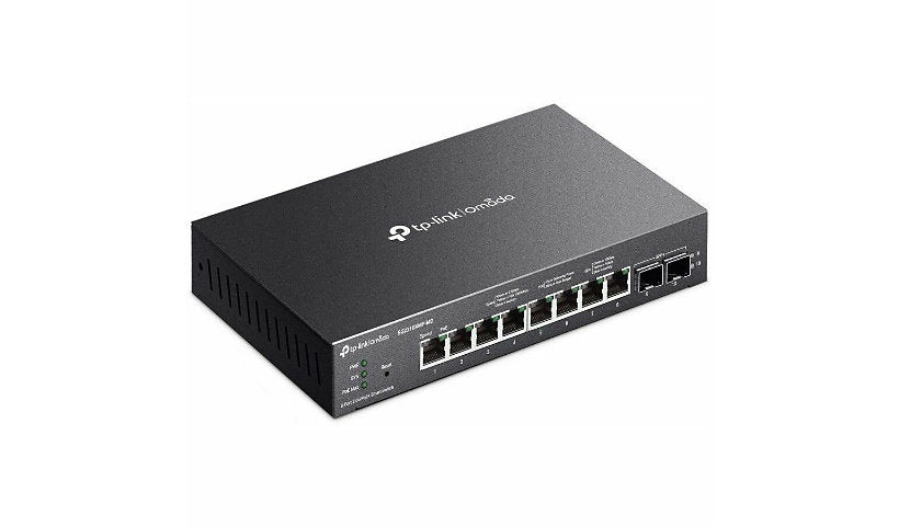 TP-Link Omada SG2210XMP-M2 8-Port 2.5G PoE+ Smart Switch, 2x 10G SFP+, 160W