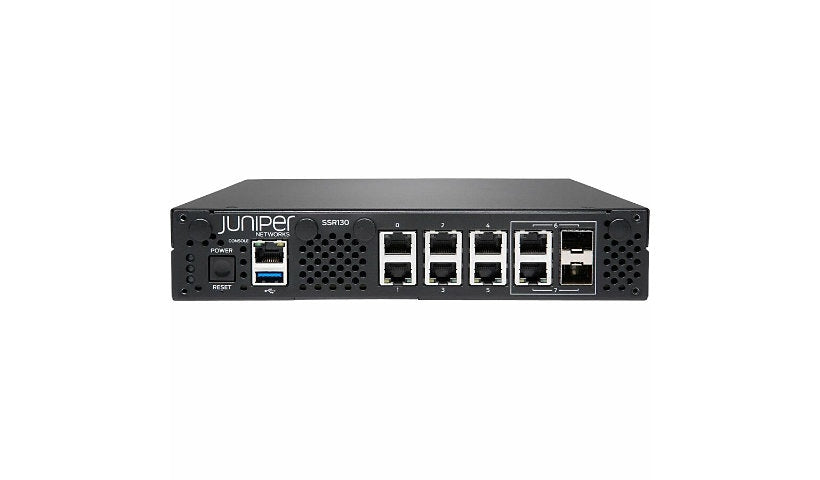 Juniper SSR130 Session Smart Router, 8 Ports, 16 GB, 120 GB SSD