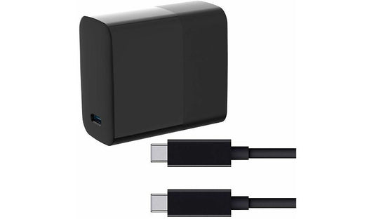 4XEM 65W GaN USB-C Charging Kit 6 ft Cable Black 4X65WCHRGKIT6B 1 Year