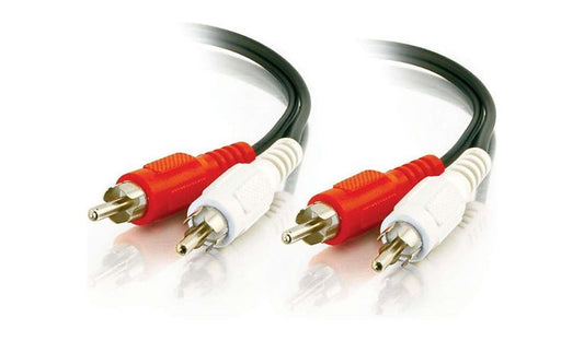 C2G CG40464 Value Series RCA Stereo Audio Cable 6 ft Shielded Lifetime Warranty