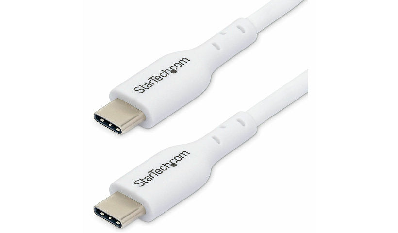 StarTech.com USB-C Braided Charging Cable, 60W PD, USB 2.0, Halogen-Free, 2 m