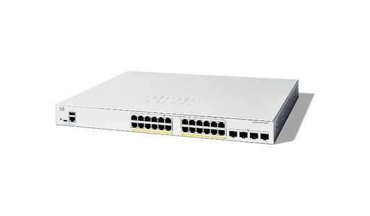 Cisco Catalyst 1200 C1200-24FP-4X 24-Port PoE+ Smart Switch, 4x 10G, 375W