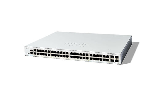 Cisco Catalyst 1300 C1300-48T-4X 48-Port Gigabit Managed Switch, 4x 10G SFP+