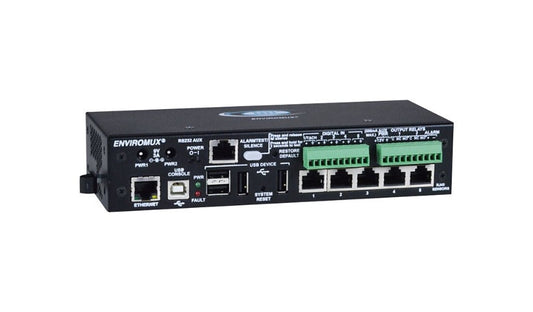 NTI ENVIROMUX E-5D Enterprise Environment Monitoring System 1U
