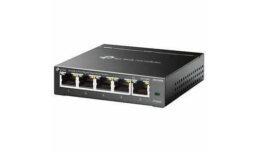 TP-Link Omada DS105GE 5-Port Gigabit Easy Smart Switch, Metal Desktop