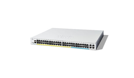 Cisco Catalyst 1300 C1300-48MGP-4X 48-Port PoE+ Switch, 16x 2.5G, 4x 10G
